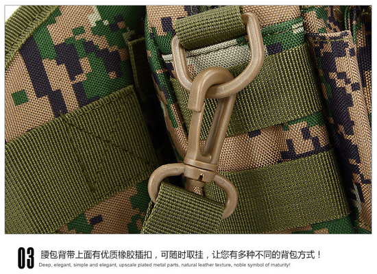 CAMO OUTDOOR SMALL WAIST PACK CAN BE DETACHABLE THREE-USE COMBINATION WAIST PACK SPORTS TACTICAL WAIST COVER सिंगल शो के लिए उपलब्ध है