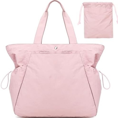 महिलाओं के लिए BTOOP TOTE BAG, FOLDABLE BEACH GYM BAGS, SIDE-CINCH LIGHTWEIGHT SHOPPER SHOULDER BAG यात्रा,कार्य के लिए