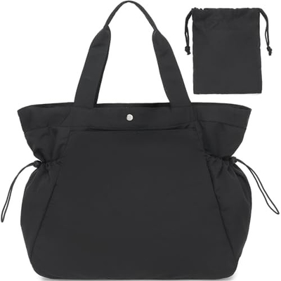 महिलाओं के लिए BTOOP TOTE BAG, FOLDABLE BEACH GYM BAGS, SIDE-CINCH LIGHTWEIGHT SHOPPER SHOULDER BAG यात्रा,कार्य के लिए