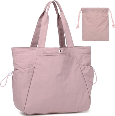 महिलाओं के लिए BTOOP TOTE BAG, FOLDABLE BEACH GYM BAGS, SIDE-CINCH LIGHTWEIGHT SHOPPER SHOULDER BAG यात्रा,कार्य के लिए