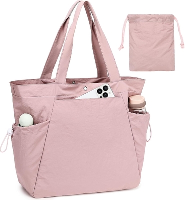 महिलाओं के लिए BTOOP TOTE BAG, FOLDABLE BEACH GYM BAGS, SIDE-CINCH LIGHTWEIGHT SHOPPER SHOULDER BAG यात्रा,कार्य के लिए