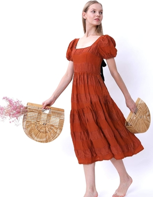 MIUCO WOMEN'S BAMBOO HANDBAG हस्तनिर्मित बड़े टोटे बैग स्ट्रॉ समुद्र तट बैग समुद्र तट पर्स