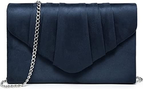 DASEIN WOMEN'S EVENING BAG PLEATED ENVOLOPE Clutch HANDBAG WEDDING PARTY BRIDAL purse शादी की पार्टी दुल्हन का बैग