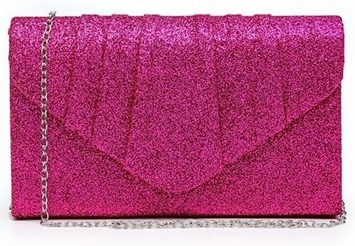 DASEIN WOMEN'S EVENING BAG PLEATED ENVOLOPE Clutch HANDBAG WEDDING PARTY BRIDAL purse शादी की पार्टी दुल्हन का बैग
