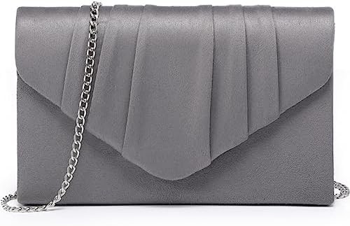 DASEIN WOMEN'S EVENING BAG PLEATED ENVOLOPE Clutch HANDBAG WEDDING PARTY BRIDAL purse शादी की पार्टी दुल्हन का बैग