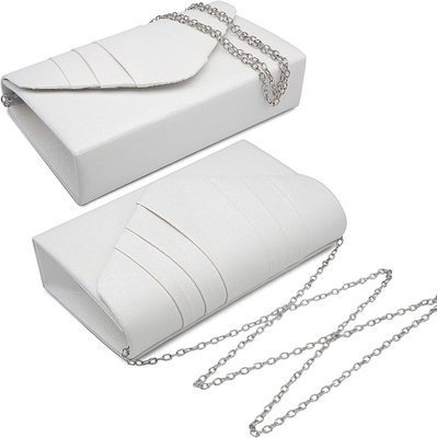 DASEIN WOMEN'S EVENING BAG PLEATED ENVOLOPE Clutch HANDBAG WEDDING PARTY BRIDAL purse शादी की पार्टी दुल्हन का बैग