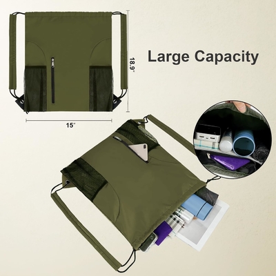 BEEGREEN DRAWSTRING-BACK-GYM-BAG, LARGE SPORTS BAG, STRING RUCKPACK CINCH BAG पुरुषों और महिलाओं के लिए लाल
