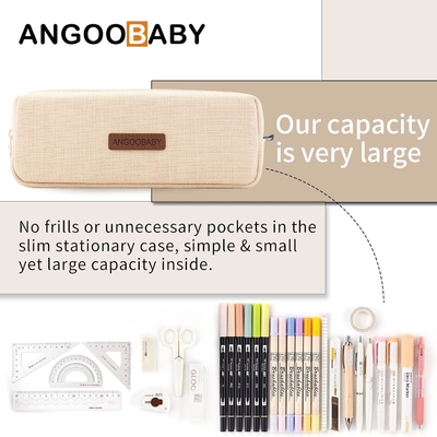 ANGOOBABY छोटे पेंसिल केस छात्र पेंसिल बैग सिक्का बैग कॉस्मेटिक बैग कार्यालय स्टेशनरी संगठक किशोर स्कूल के लिए