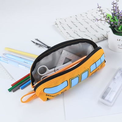 Gloppie Cute Pencil Case Kawaii पेंसिल बैग छोटा पेंसिल बैग सिंपल पेंसिल बैग ज़िपर पेन केस बस पेन केस,