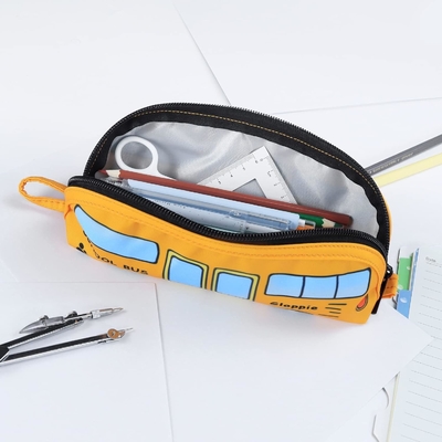 Gloppie Cute Pencil Case Kawaii पेंसिल बैग छोटा पेंसिल बैग सिंपल पेंसिल बैग ज़िपर पेन केस बस पेन केस,