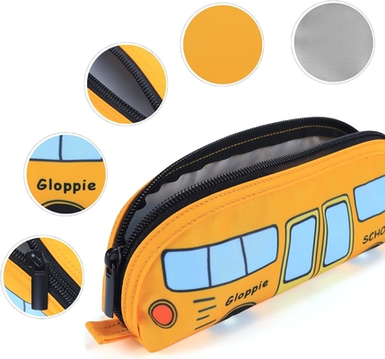 Gloppie Cute Pencil Case Kawaii पेंसिल बैग छोटा पेंसिल बैग सिंपल पेंसिल बैग ज़िपर पेन केस बस पेन केस,
