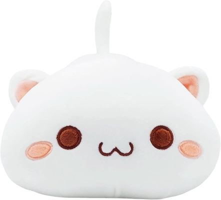 Onsoyours Cute Kitten Plush Toy 25.5&quot; Stuffed Animal Pet Kitty Soft Anime Cat Large Plush Pillow for Kids (व्हाइट ए, 25.)5