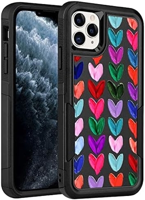 [5 में 1 iPhone 15 प्लस के लिए केस, के साथ 2 पैक स्क्रीन प्रोटेक्टर + 2 पैक कैमरा लेंस प्रोटेक्टर,हैवी-ड्यूटी टिकाऊ मजबूत