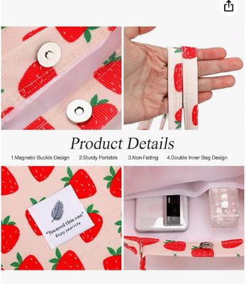 टोटे महिला लड़कियां, बड़ी क्षमता कॉर्डवियर पुनः प्रयोज्य किराने का सामान आंतरिक के साथ कंधे बैग