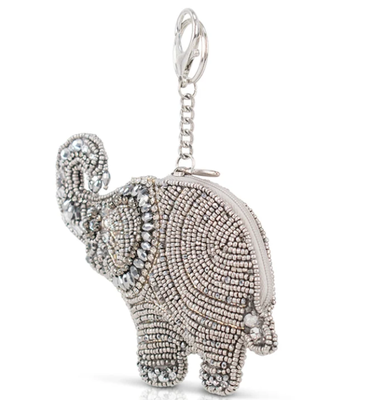Diamond Caravan Coin Purse Coin Purse Key ring and easy open trigger hook Beaded coin small bags