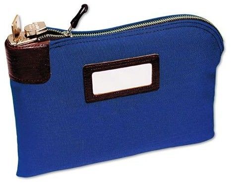 हेवी ड्यूटी ज़िपर बैंक बैग टिकाऊ 70 डी नायलॉन से बने हैं जिसमें कैश हैंडलिंग के लिए एम्बोस्ड लोगो और लॉक सुरक्षा है