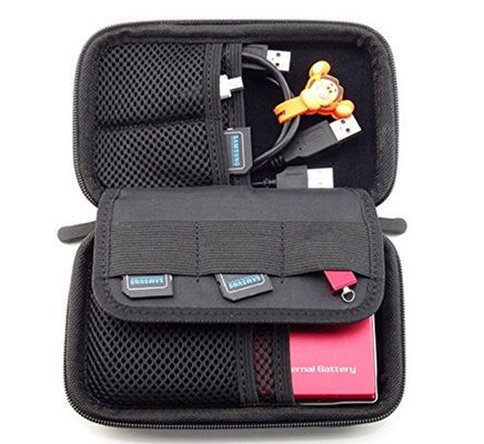 पोर्टेबल टिकाऊ ईवीए स्टोरेज केस वाटरप्रूफ शॉकप्रूफ प्रोटेक्टिव कैरी बैग बॉक्स ईयरफोन इलेक्ट्रॉनिक उपकरणों के लिए डिज़ाइन किया गया