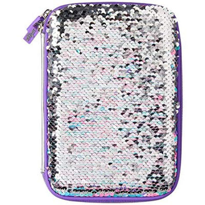 अनुकूलित ईवीए पेंसिल केस के साथ जलरोधक झटके प्रतिरोधी सुविधाएँ जाल जेब और उभरा हुआ उभरा हुआ धातु प्लेट लोगो विकल्प