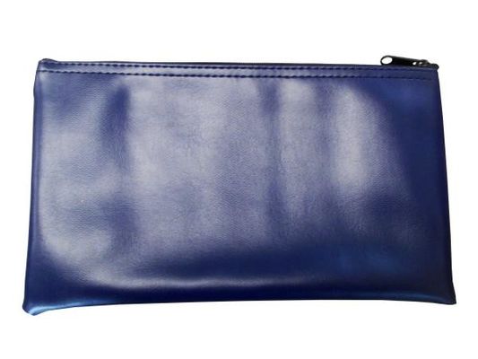 पीवीसी और चमड़े से बने विभिन्न आकारों में उपलब्ध अनुकूलन योग्य ज़िपर बैंक बैग